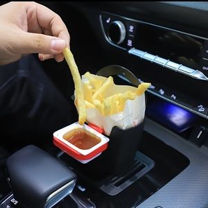 Car Fries Cup Holder and Sauce Vent Holder
